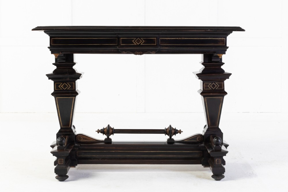 19th Century French Ebonised Side Table View II