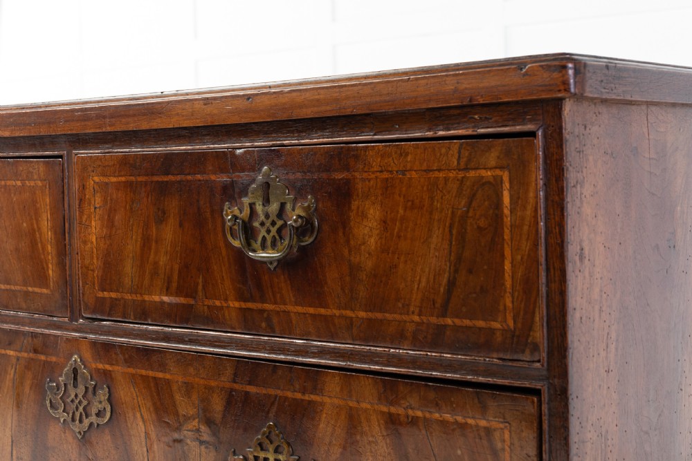 18th Century Queen Anne Walnut Chest of Drawers View II