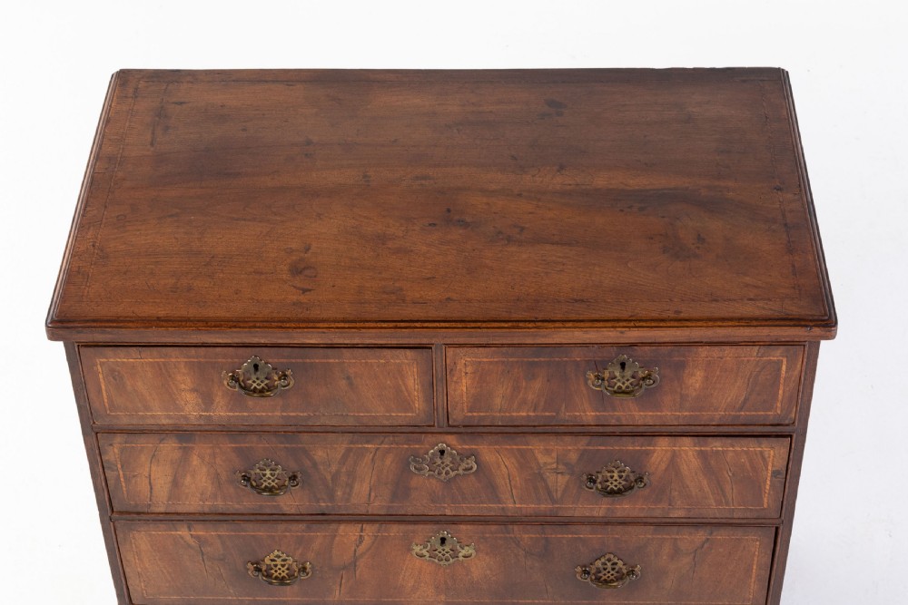 18th Century Queen Anne Walnut Chest of Drawers View IV
