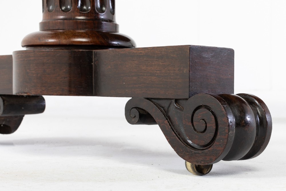 Early 19th Century Regency Rosewood Writing Table View IV