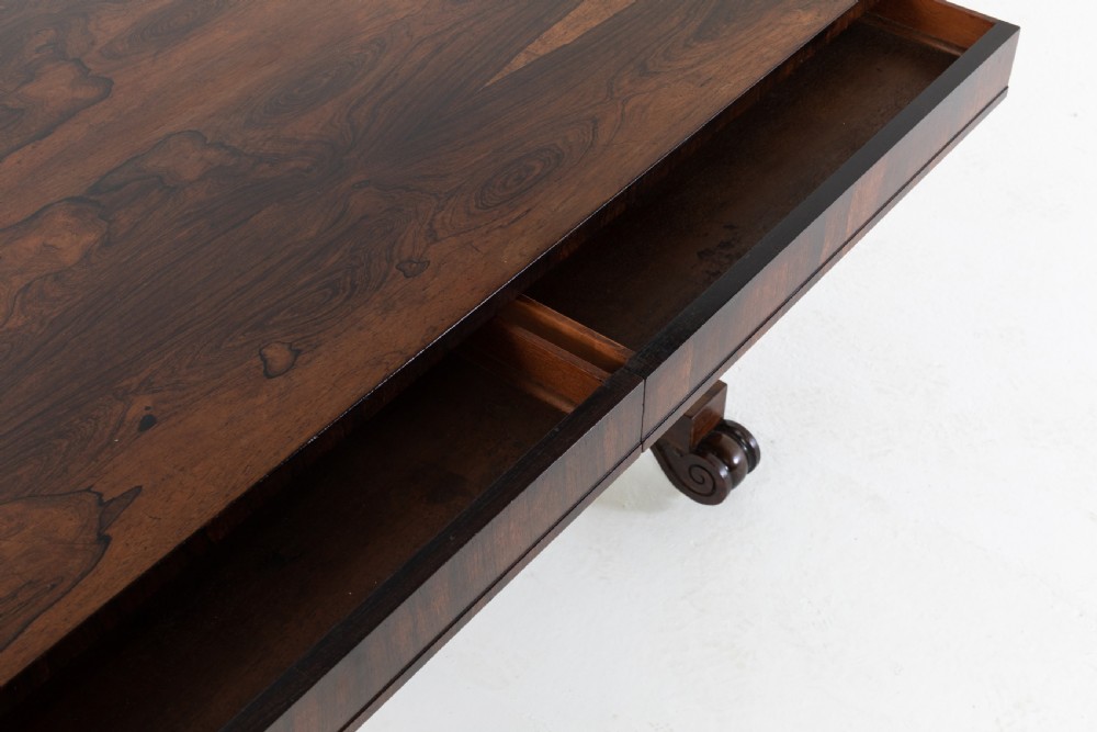 Early 19th Century Regency Rosewood Writing Table View V