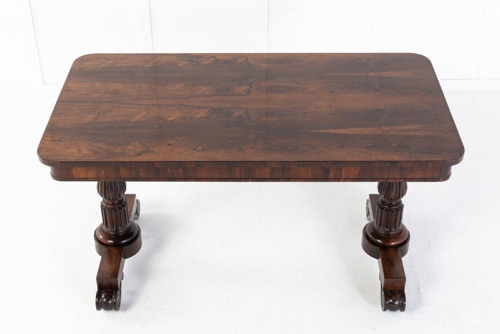 Early 19th Century Regency Rosewood Writing Table View VI