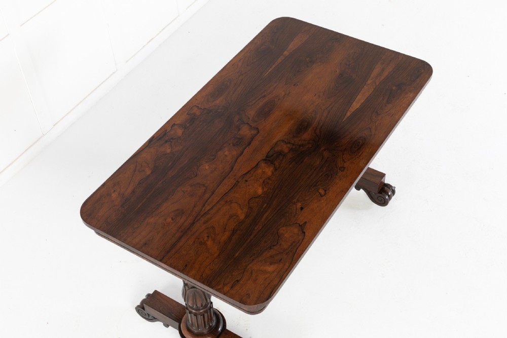 Early 19th Century Regency Rosewood Writing Table View VII