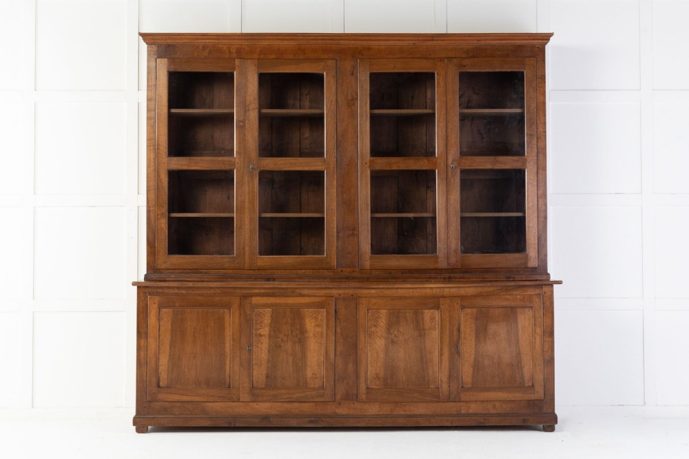 19th Century French Walnut Bookcase