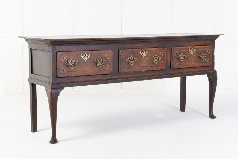 George III Oak Dresser Base