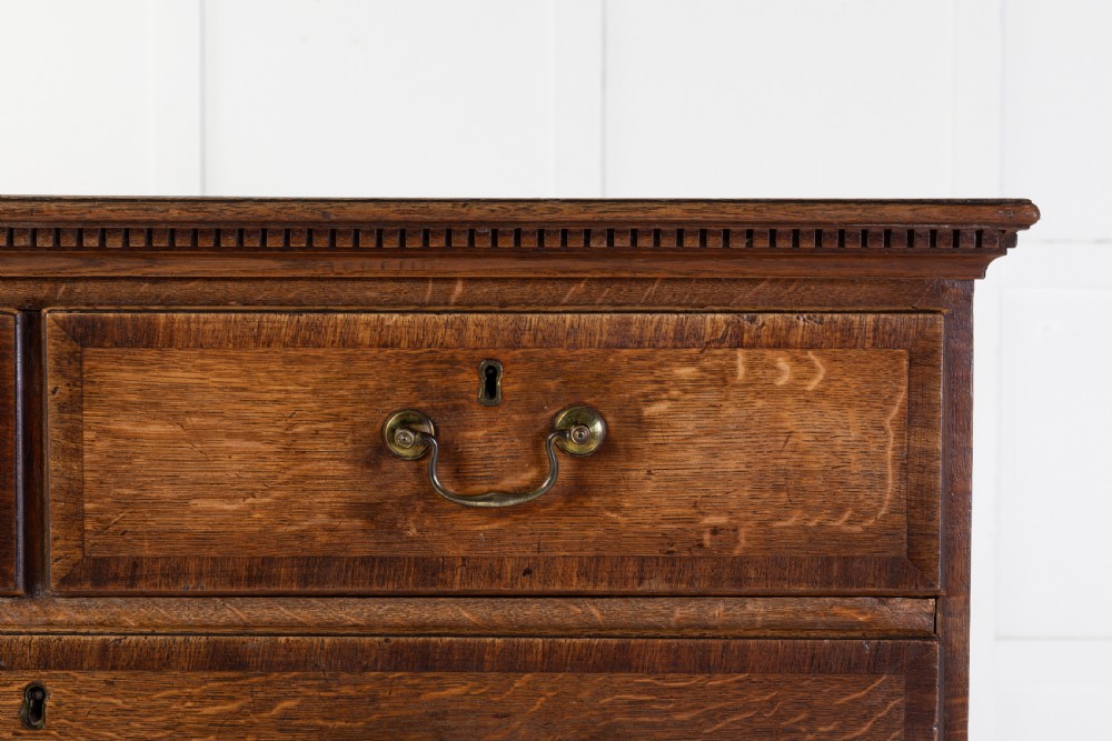 18th Century George III Oak Chest of Drawers View III