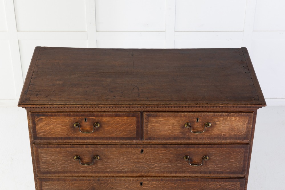 18th Century George III Oak Chest of Drawers View VI