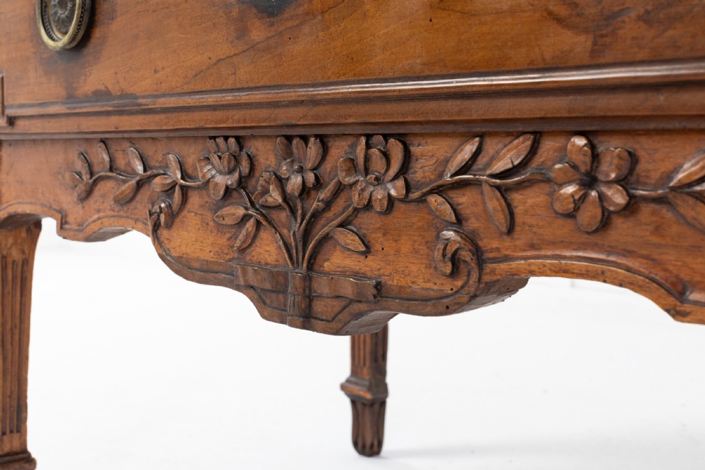 18th Century French Two Drawer Commode with Marble Top View IV