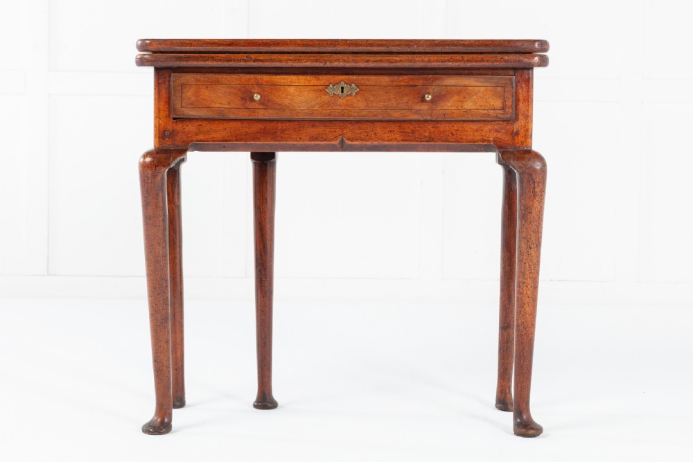 George I Walnut Card Table View II