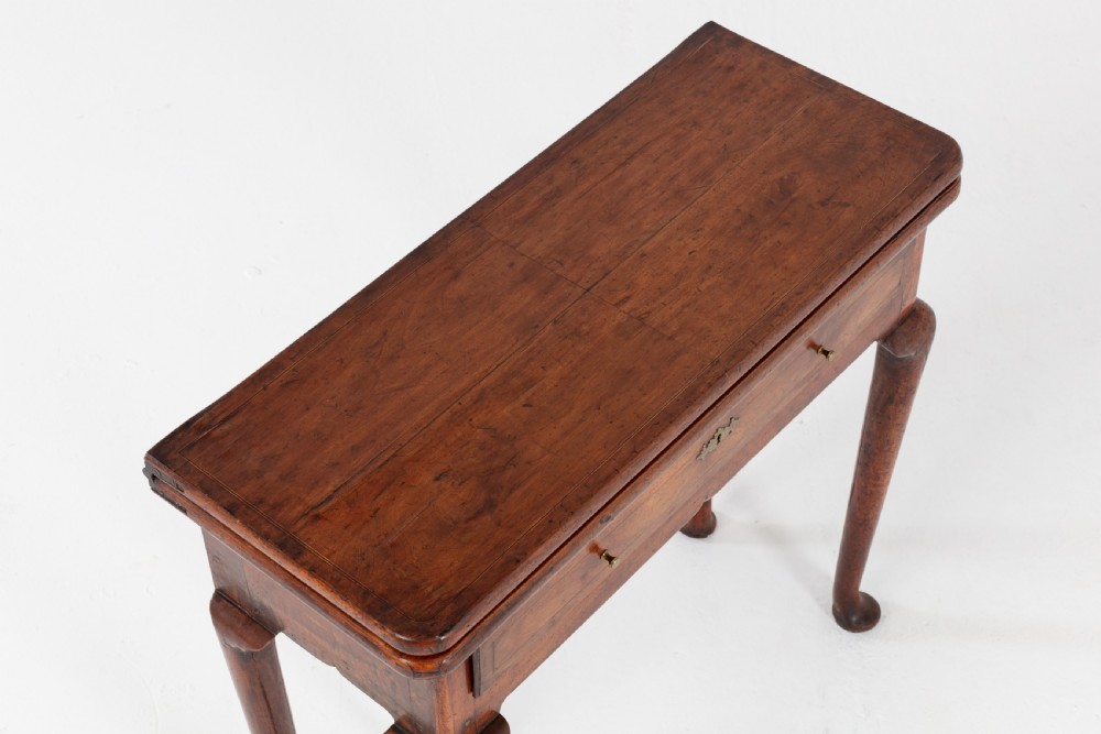 George I Walnut Card Table View XII