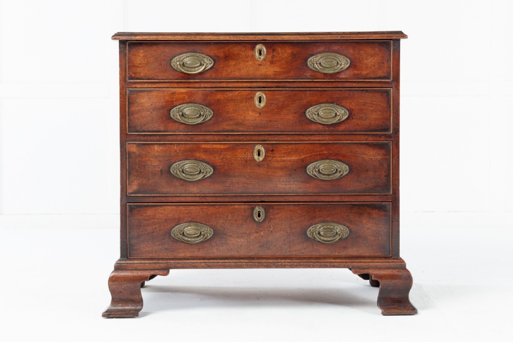 18th Century English Mahogany Chest of Drawers View II