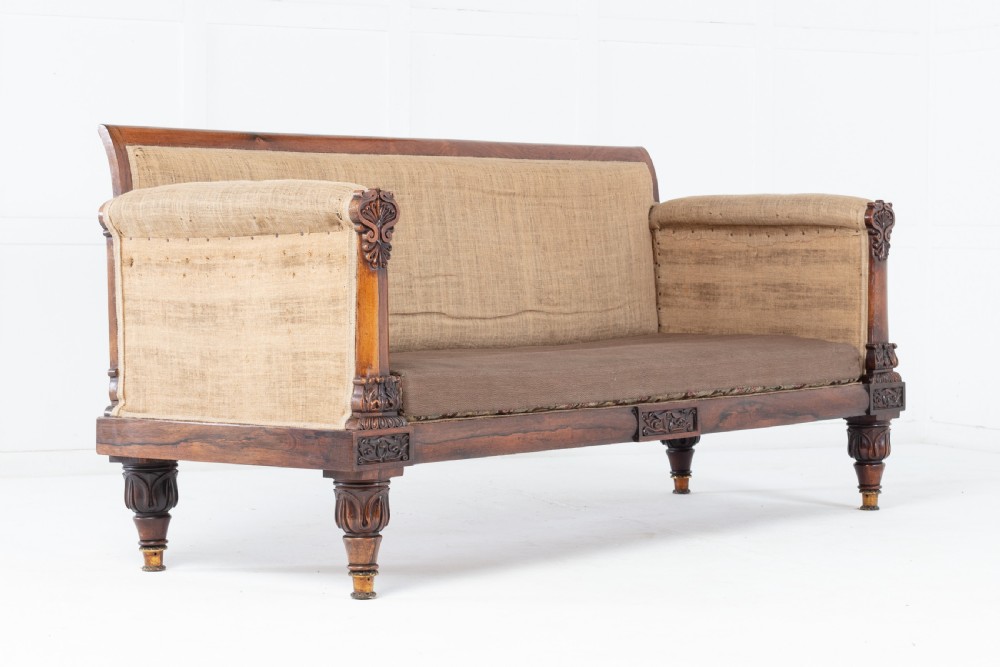19th Century Regency Rosewood Sofa View VII