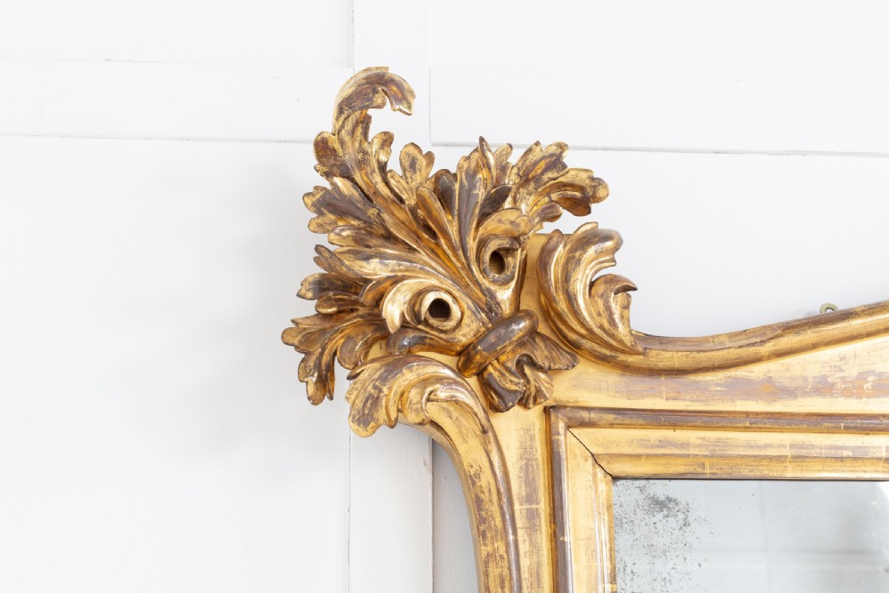 Regency Giltwood Overmantel Mirror View II