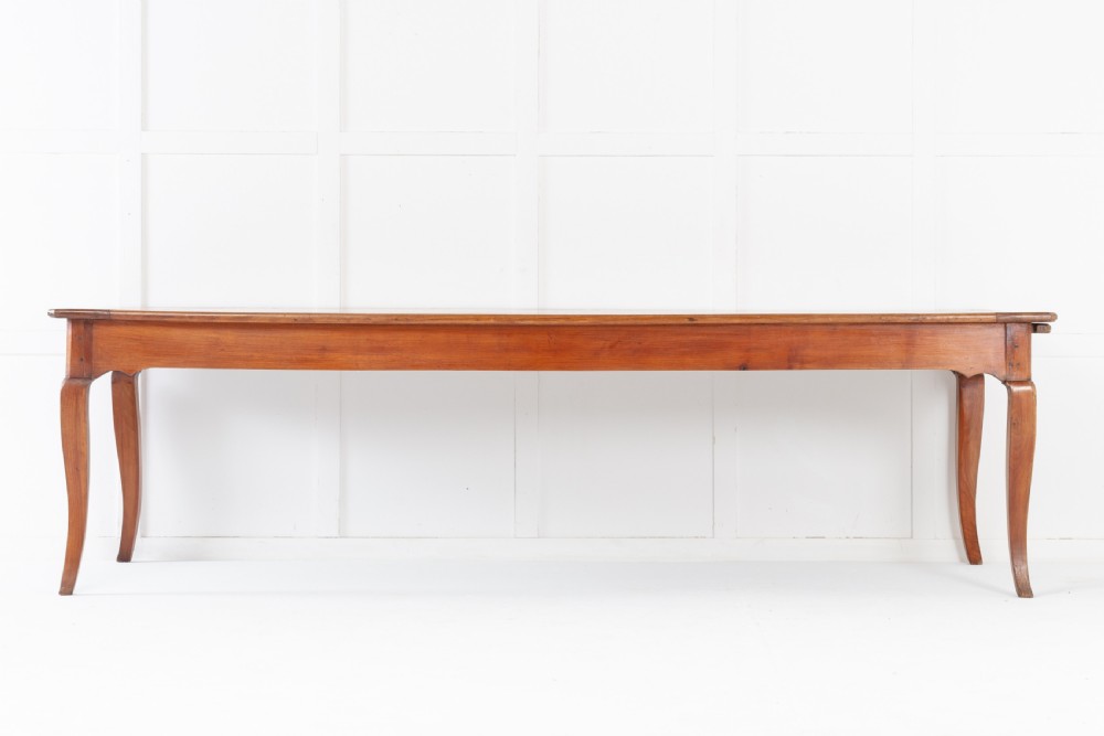 Large 19th Century French Cherrywood Farmhouse Table View II