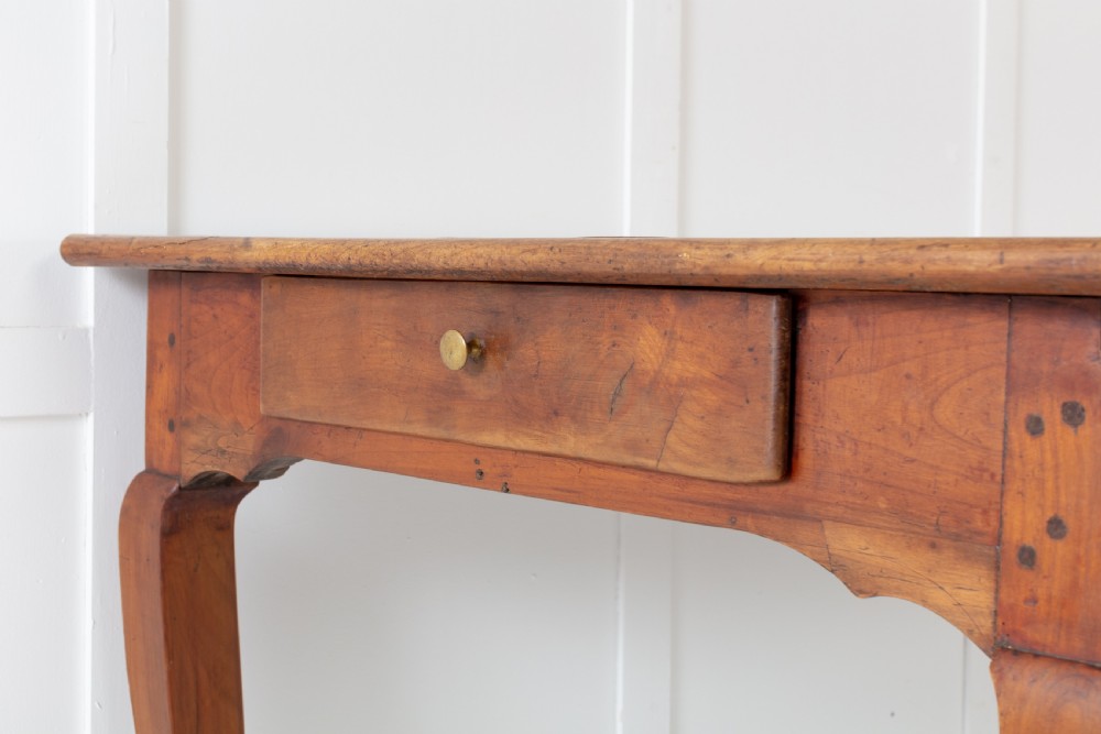 Large 19th Century French Cherrywood Farmhouse Table View III