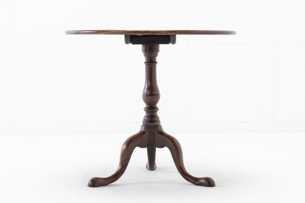 18th Century English Mahogany Tilt Top Tri-pod Table View II
