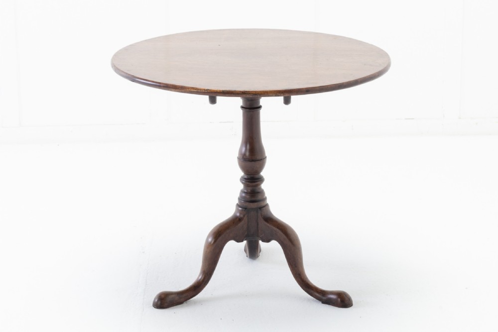 18th Century English Mahogany Tilt Top Tri-pod Table View III