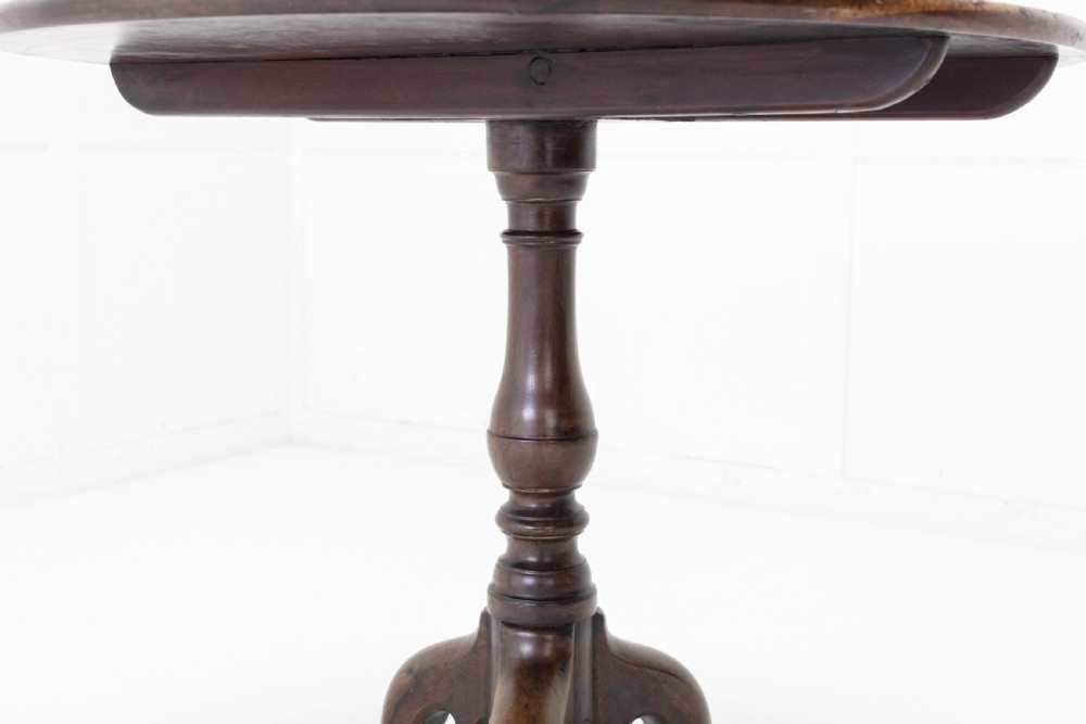 18th Century English Mahogany Tilt Top Tri-pod Table View IV