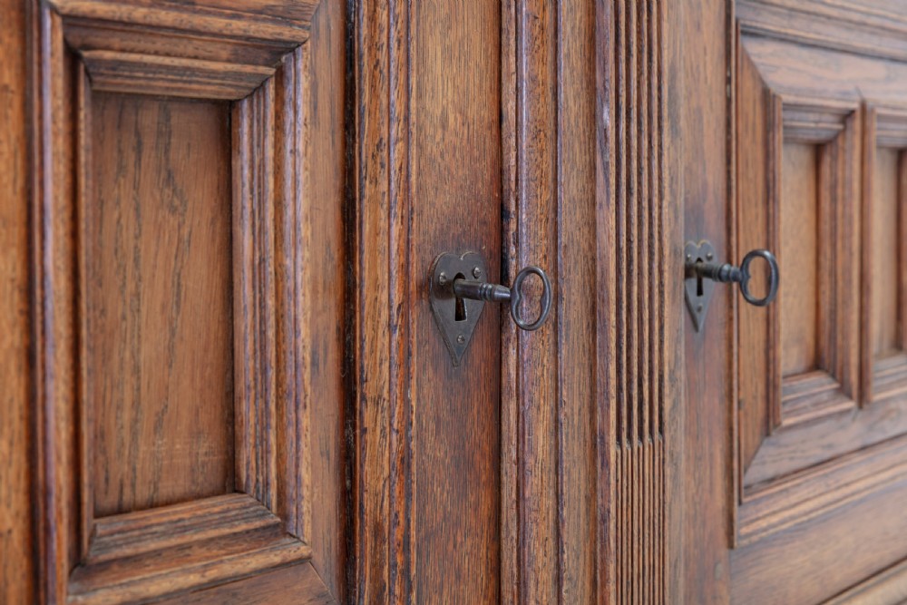 18th Century Dutch Oak Cabinet View V