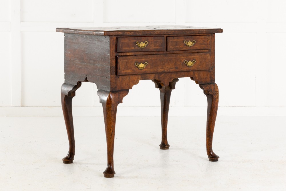 George I Walnut Cabriole Leg Lowboy View II