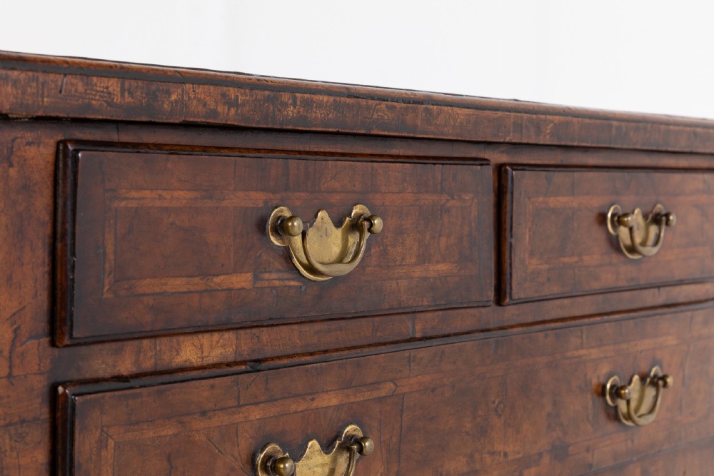 George I Walnut Cabriole Leg Lowboy View V