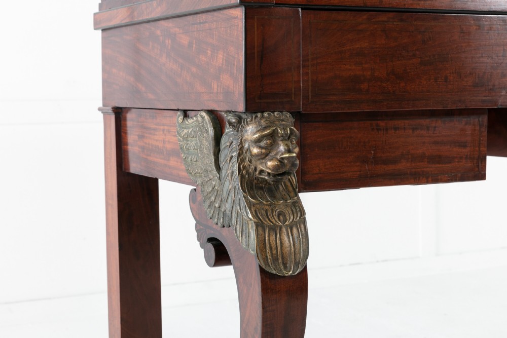 19th Century Mahogany Desk Attributed to Alphonse Giroux View III