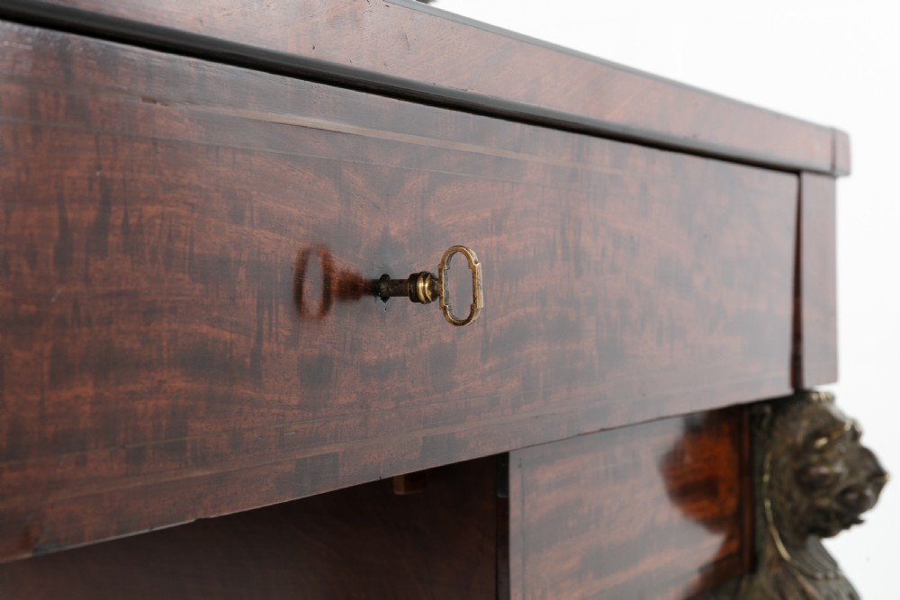 19th Century Mahogany Desk Attributed to Alphonse Giroux View V