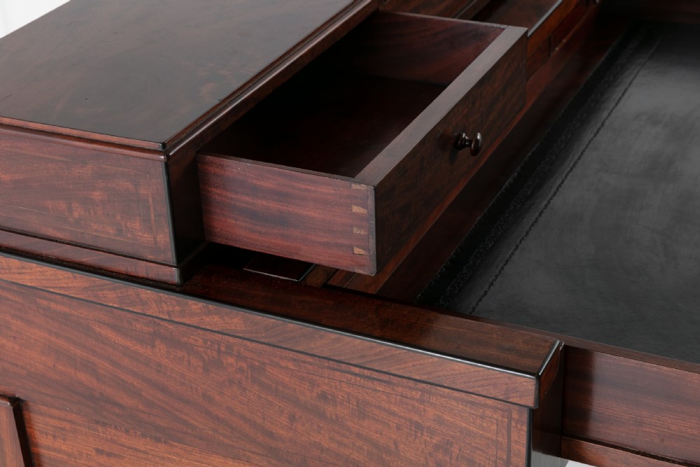 19th Century Mahogany Desk Attributed to Alphonse Giroux View VII