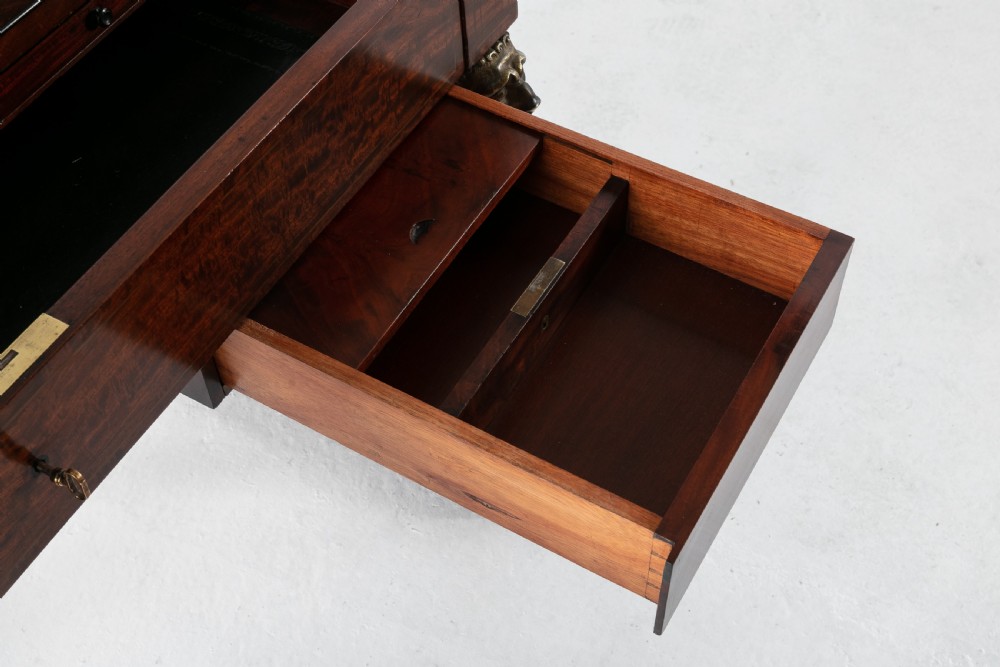 19th Century Mahogany Desk Attributed to Alphonse Giroux View IX