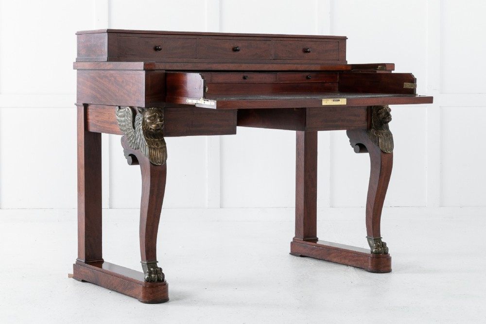 19th Century Mahogany Desk Attributed to Alphonse Giroux View X