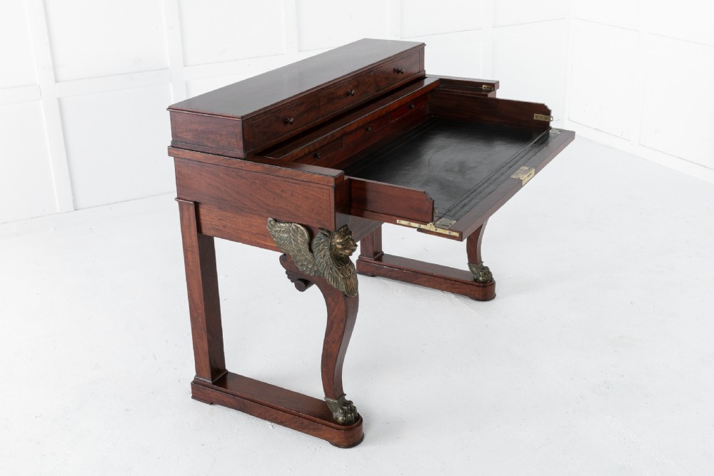 19th Century Mahogany Desk Attributed to Alphonse Giroux View XI