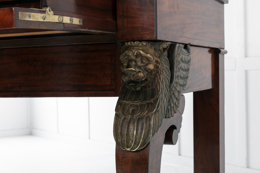 19th Century Mahogany Desk Attributed to Alphonse Giroux View XV