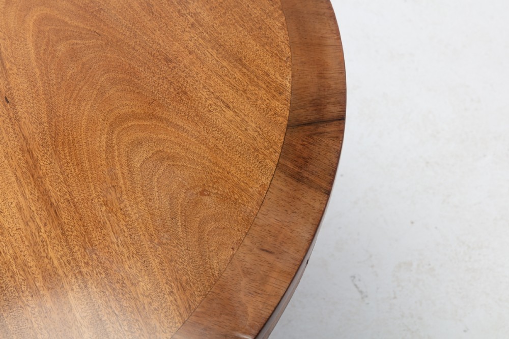 George III Regency Mahogany Circular Centre Table View V