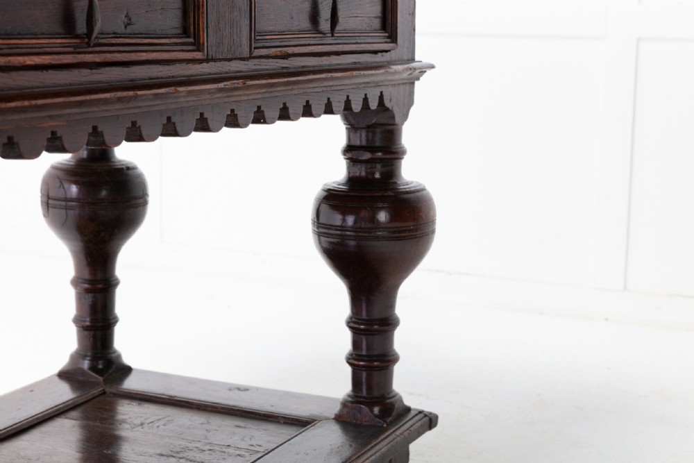 17th Century Flemish Oak Side Table View VII