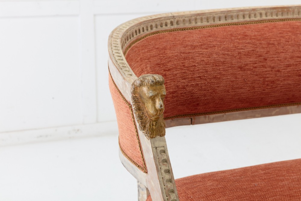 19th Century Swedish Painted Sofa View III