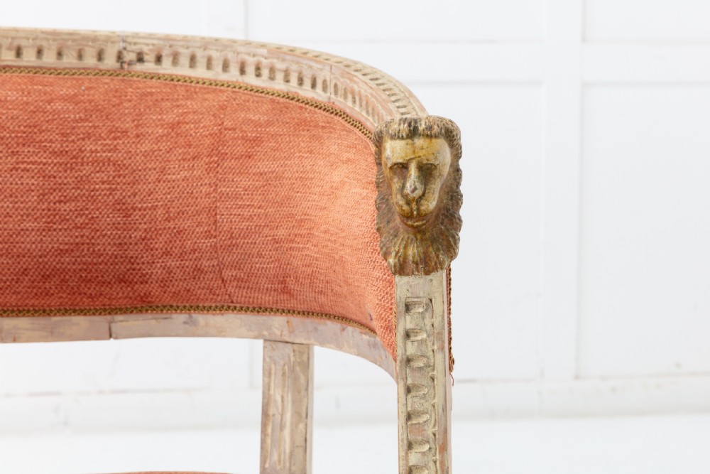 19th Century Swedish Painted Sofa View IV