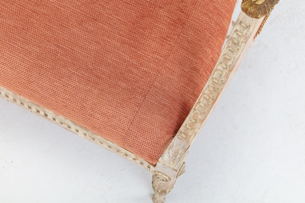 19th Century Swedish Painted Sofa View VII