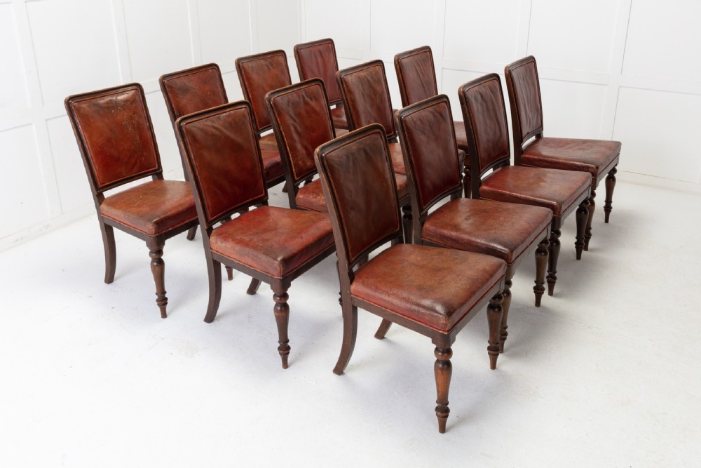 Set of Twelve 19th Century 'Holland & Sons' Dining Chairs