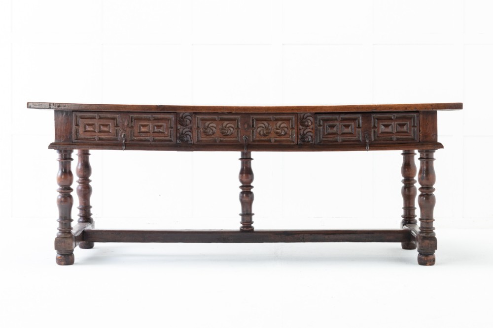 Large 17th Century Spanish Walnut Table View II