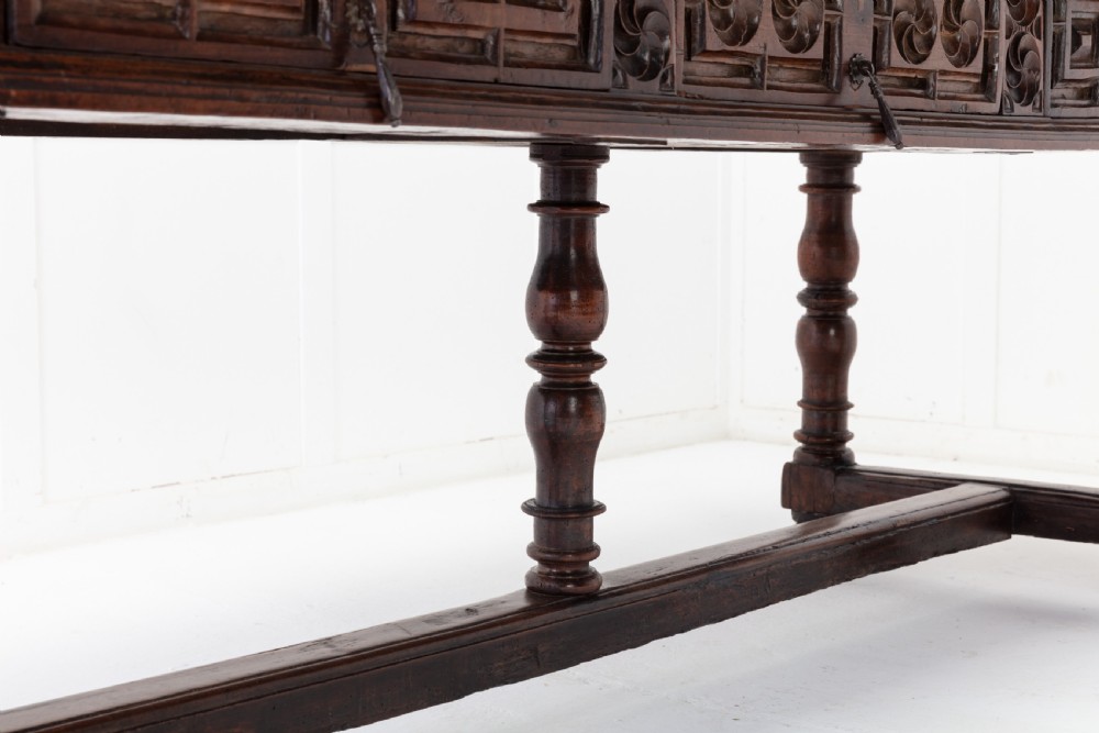 Large 17th Century Spanish Walnut Table View VII