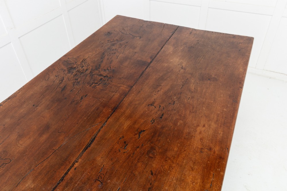 Large 17th Century Spanish Walnut Table View XI