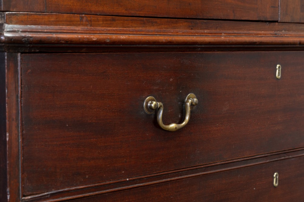 18th Century Georgian Mahogany Linen Press View IV