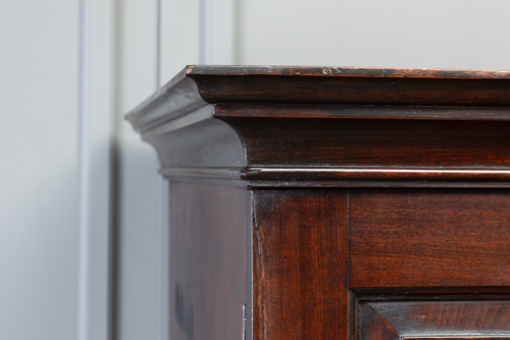 18th Century Georgian Mahogany Linen Press View VIII