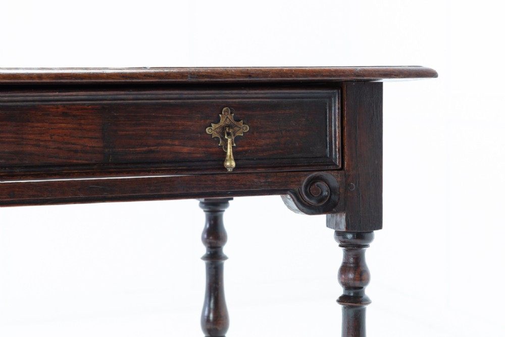 Late 17th Century Oak Side Table View VII