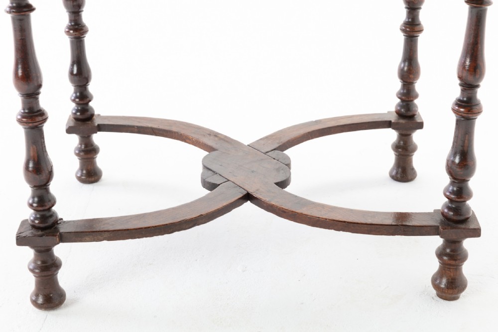 Late 17th Century Oak Side Table View VIII