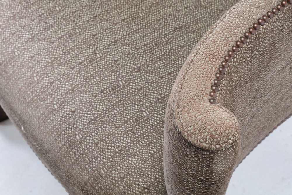 1930s Walnut Wing Chair View III