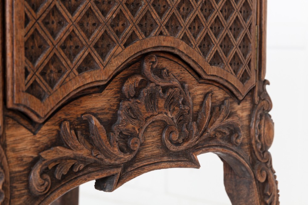 Pair of 19th Century French Oak Bedside Tables View VI