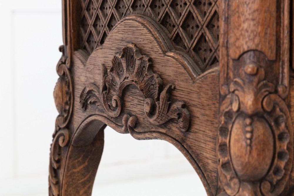 Pair of 19th Century French Oak Bedside Tables View IX