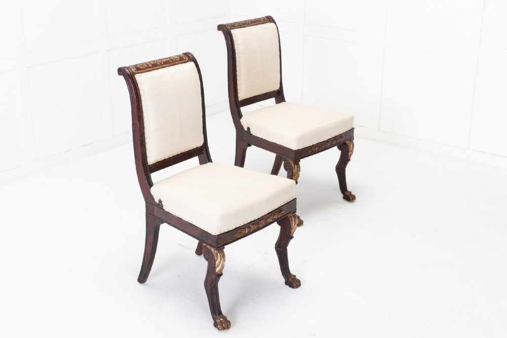 Pair of Early 19th Century French Side Chairs View II