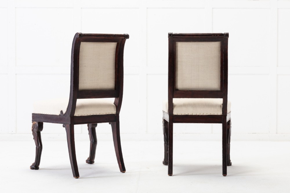 Pair of Early 19th Century French Side Chairs View VI